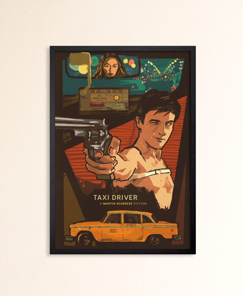 Taxi Driver - Framed Poster