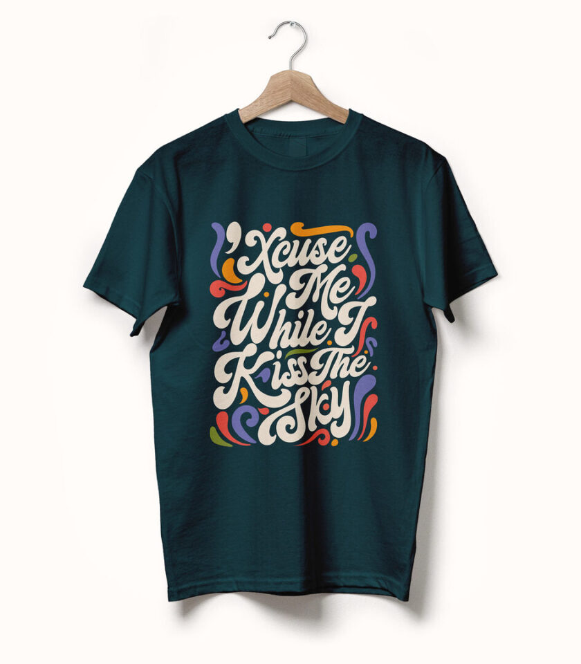 While I Kiss The Sky - Jimi Hendrix T-shirt
