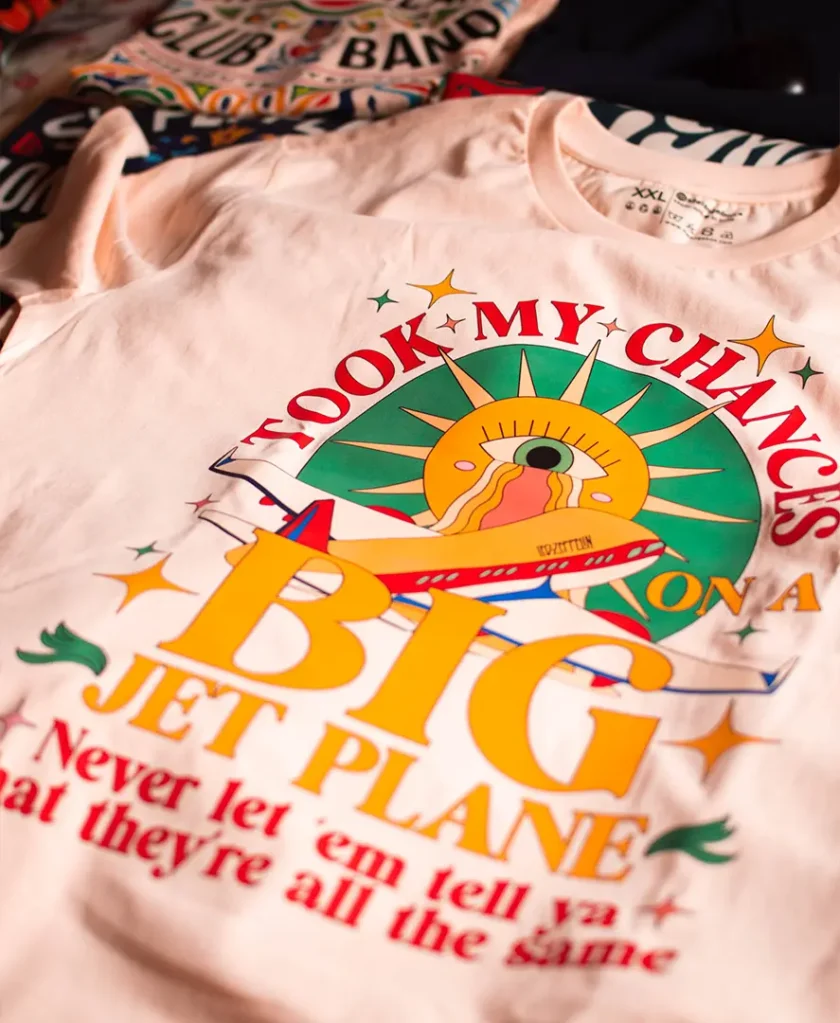 Took My Chances On A Big Jet Plane - Led Zeppelin T-shirt - Image 4
