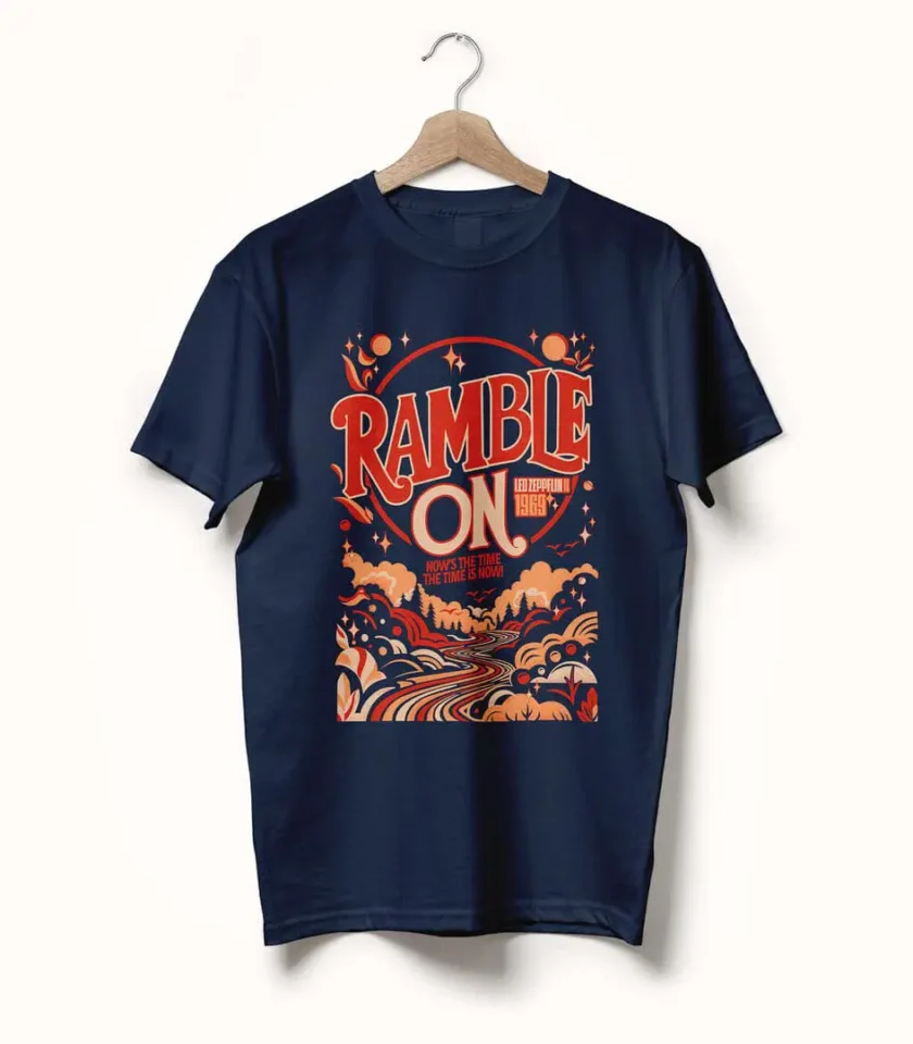 Ramble On • Led Zeppelin • Typography Tee