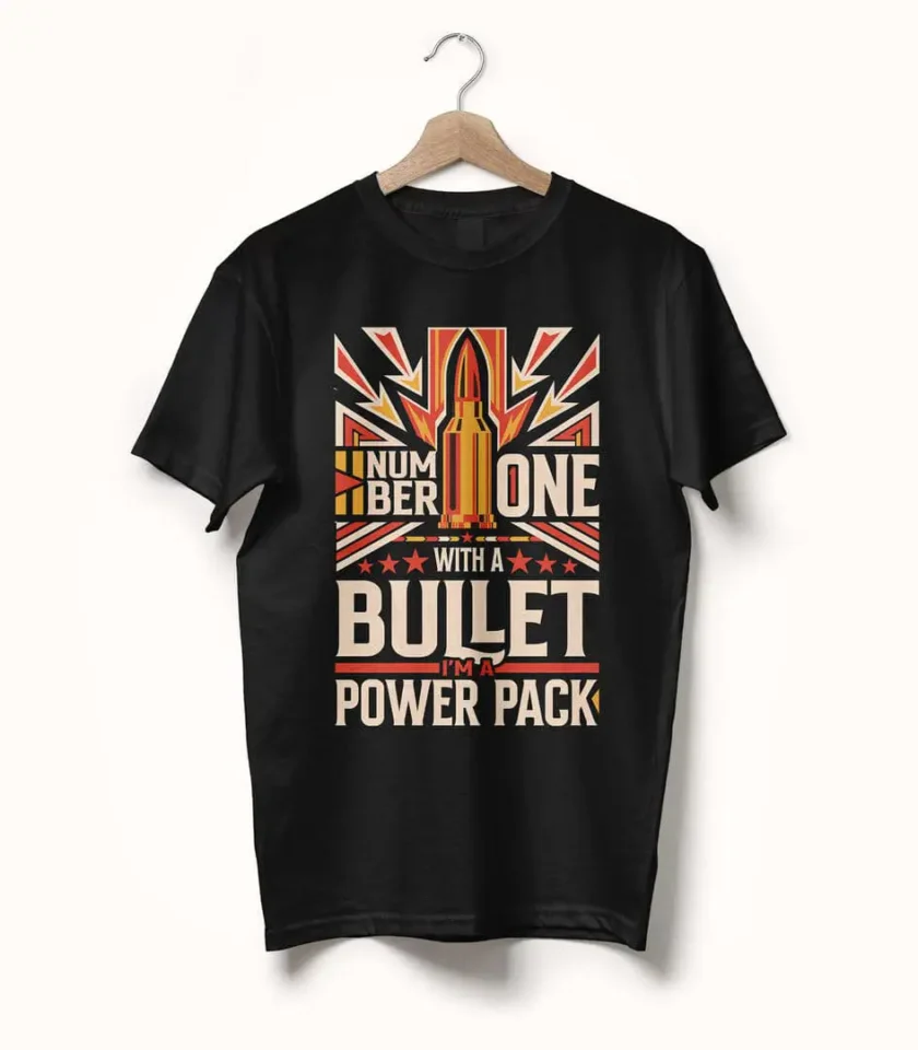 Back In Black • AC DC • Typography Tee