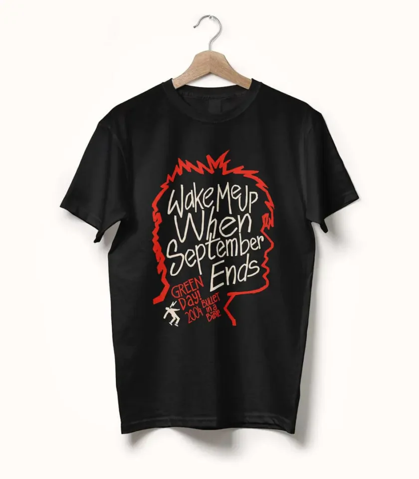 When September Ends • Green Day • Typography Tee