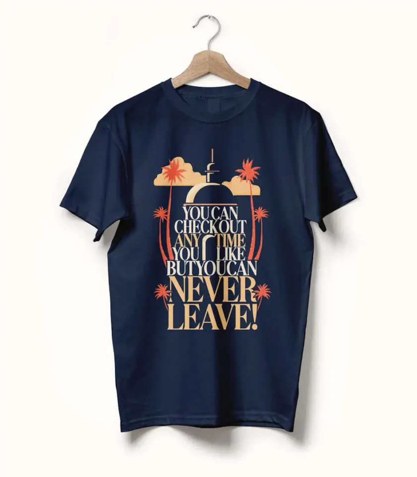 Hotel California • The Eagles • Typography Tee
