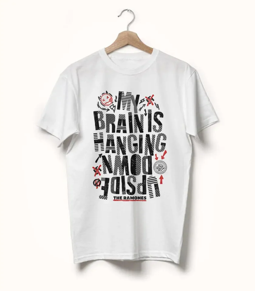 Bonzo Goes To Bitburg • The Ramones • Typography Tee